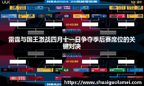 雷霆与国王激战四月十一日争夺季后赛席位的关键对决
